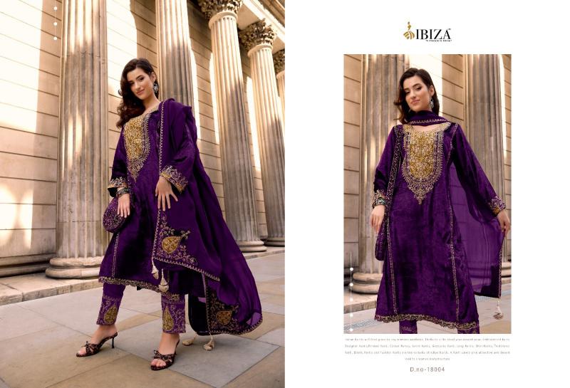 IBIZA Zairah Vol 2 Velvet Salwar Kameez Wholesale Catalog