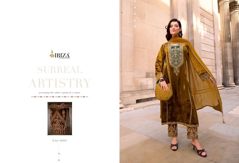 IBIZA Zairah Vol 2 Velvet Salwar Kameez Wholesale Catalog