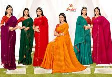 INDER SILK MILLS JYOTIKA 9058 georgette saree online india