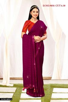 INDER SILK MILLS JYOTIKA 9058 georgette saree online india