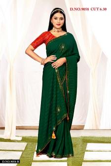 INDER SILK MILLS JYOTIKA 9058 georgette saree online india