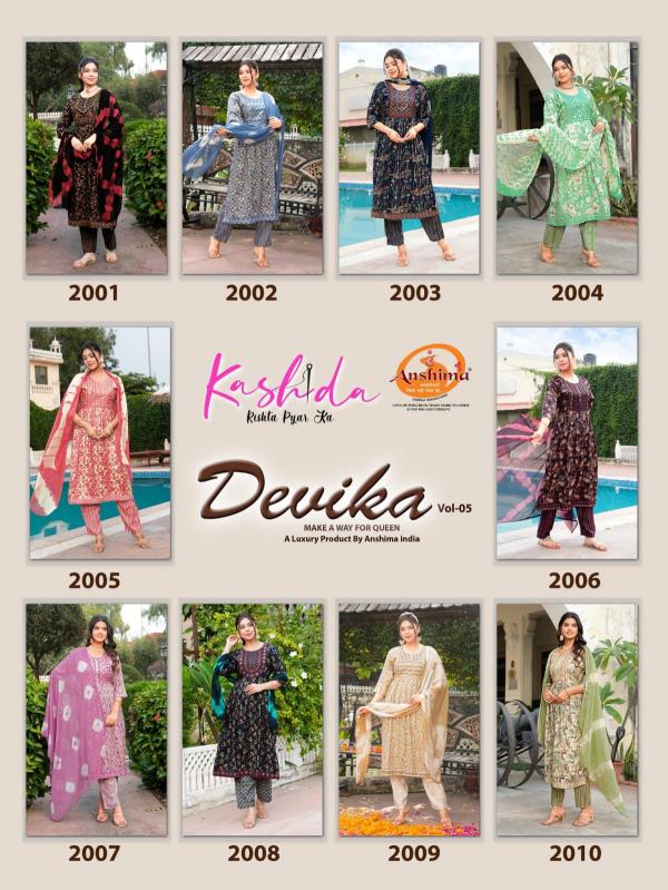 Kashida Devika Vol 5 selfie kurtis buy online india