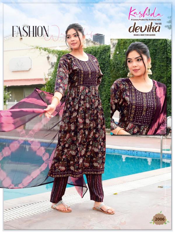 Kashida Devika Vol 5 selfie kurtis buy online india