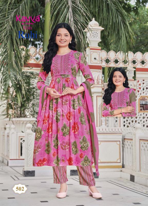 Kavya Ruhi Vol 5 Kids Kurti manufacture in india