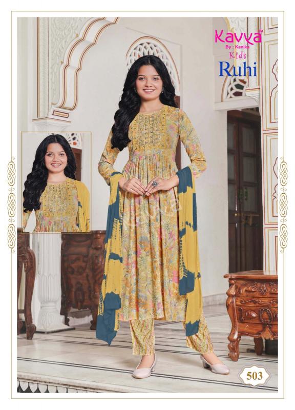 Kavya Ruhi Vol 5 Kids Kurti manufacture in india