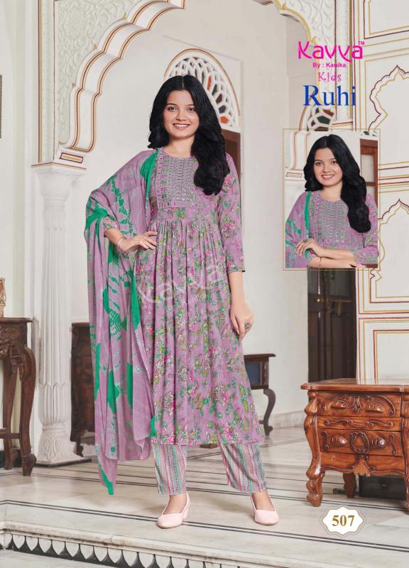 Kavya Ruhi Vol 5 Kids Kurti manufacture in india