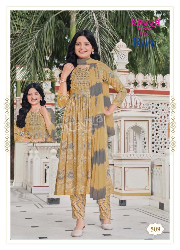 Kavya Ruhi Vol 5 Kids Kurti manufacture in india