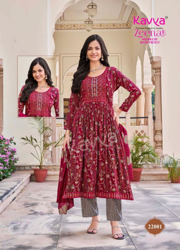 KAVYA ZEENAT Vol 22 fbb india Kurtis