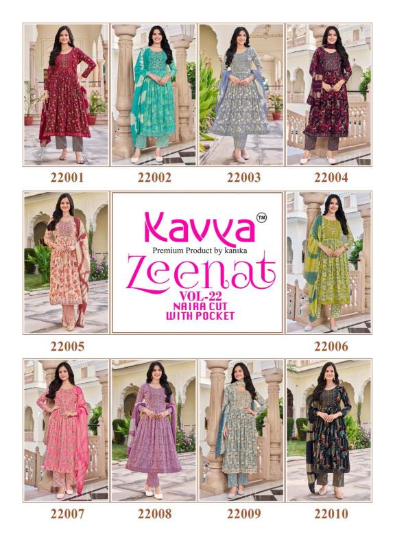 KAVYA ZEENAT Vol 22 fbb india Kurtis