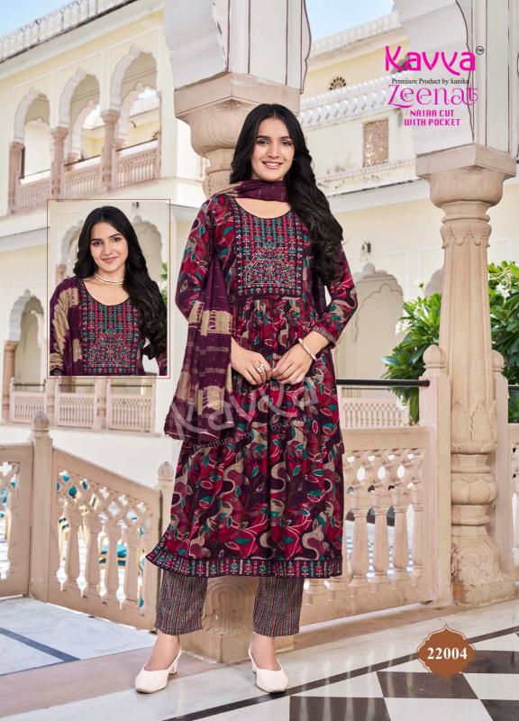 KAVYA ZEENAT Vol 22 fbb india Kurtis