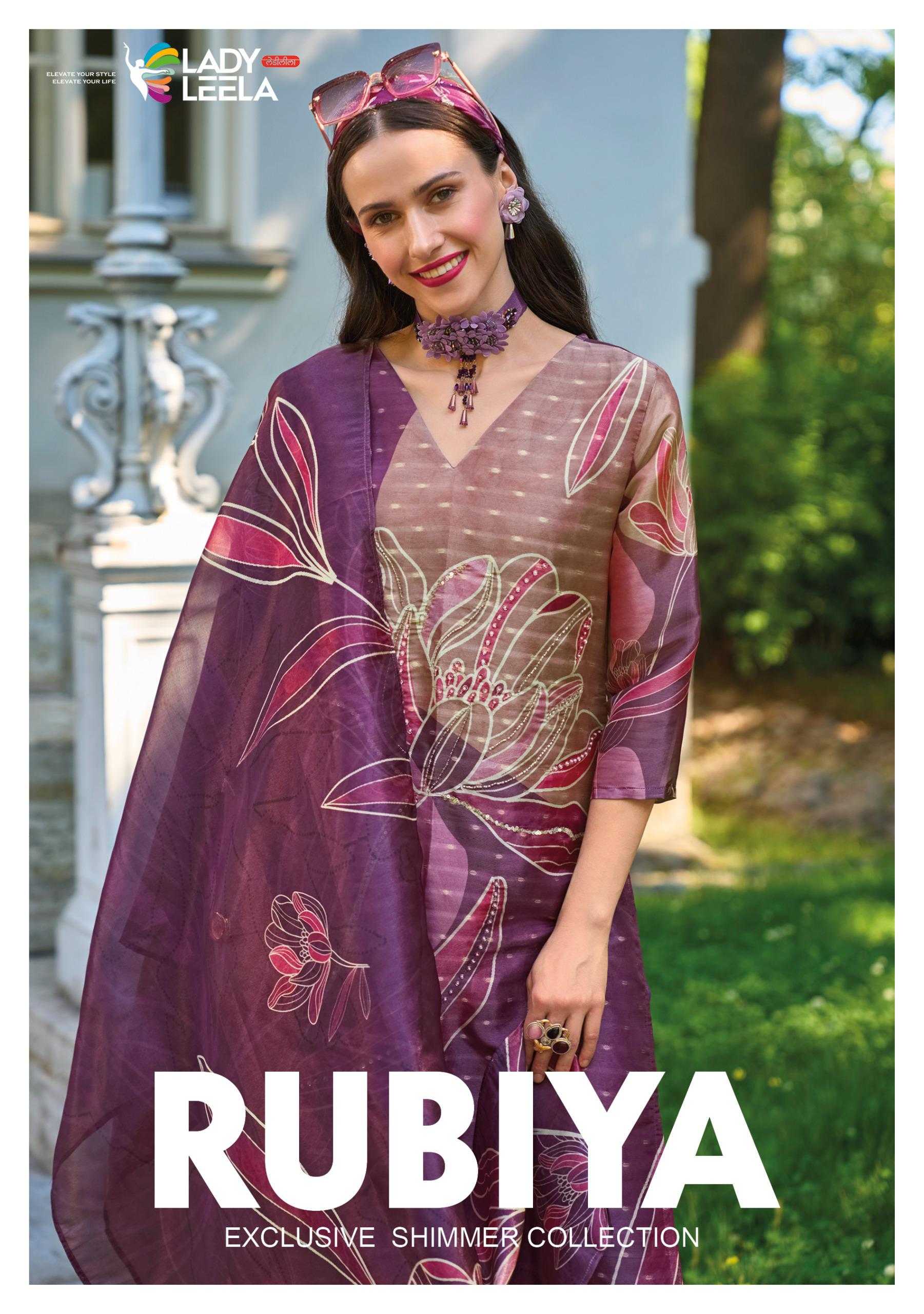 Lady Leela Rubiya Fancy Kurti Wholesale Catalog