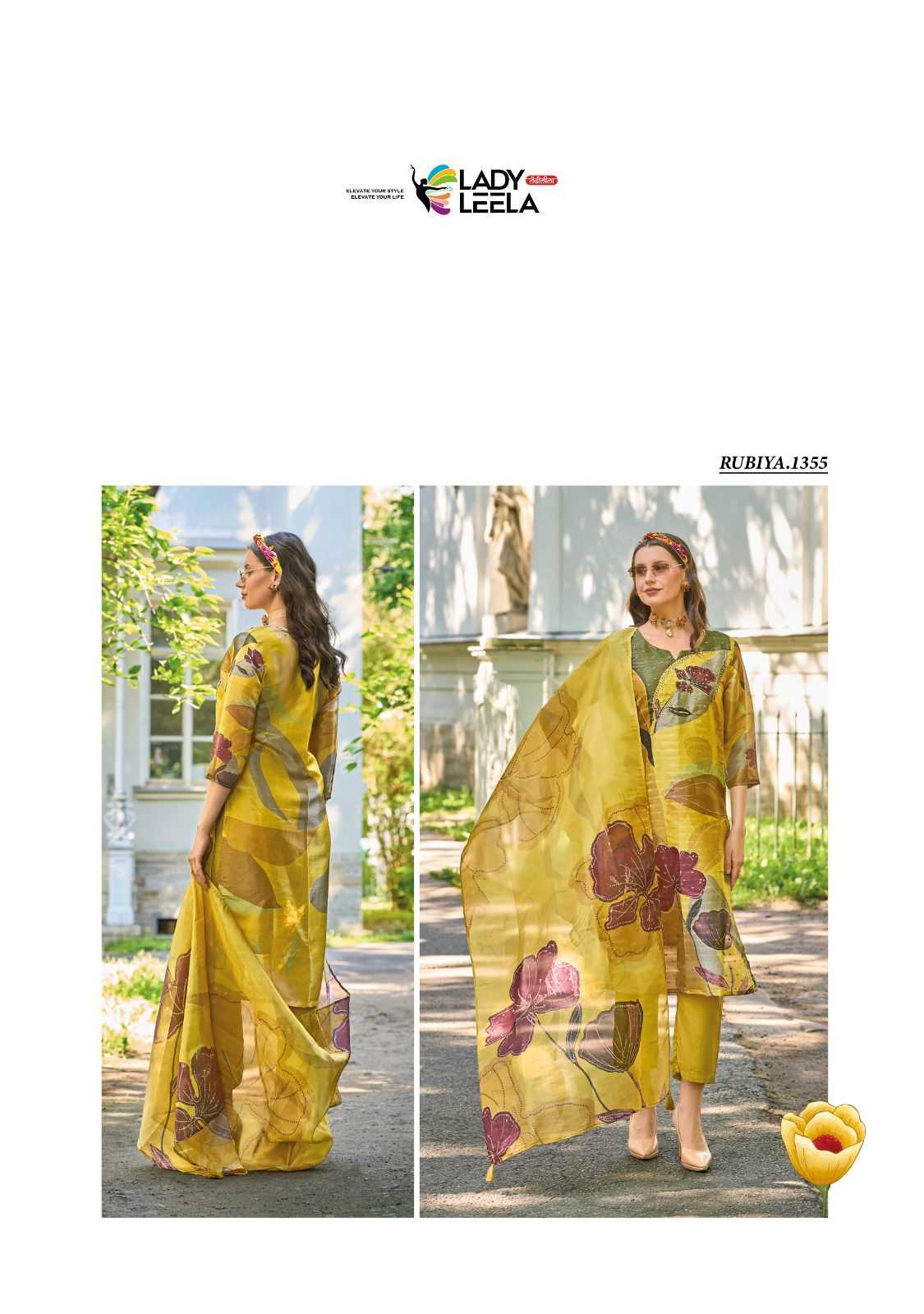 Lady Leela Rubiya Fancy Kurti Wholesale Catalog