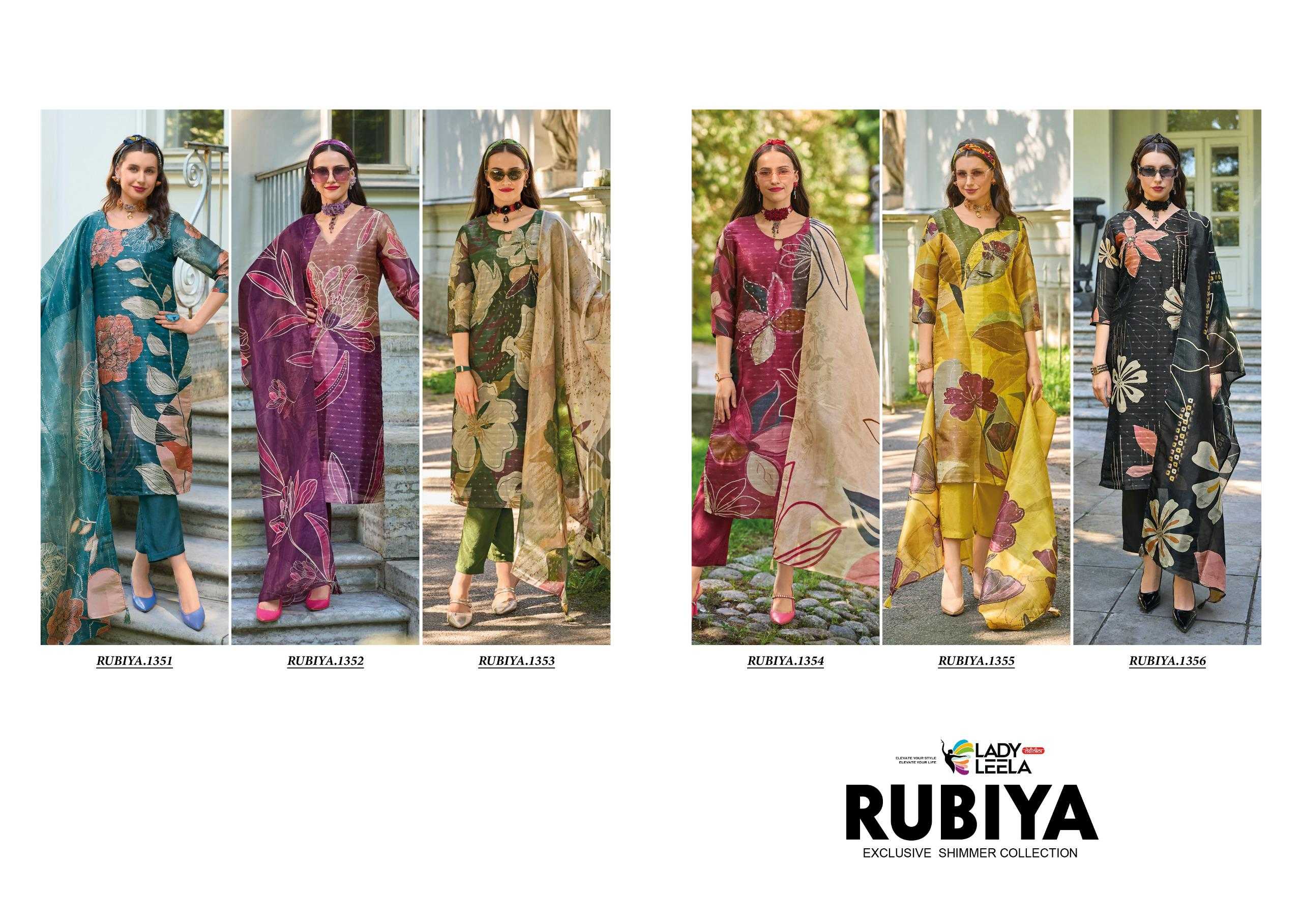 Lady Leela Rubiya Fancy Kurti Wholesale Catalog