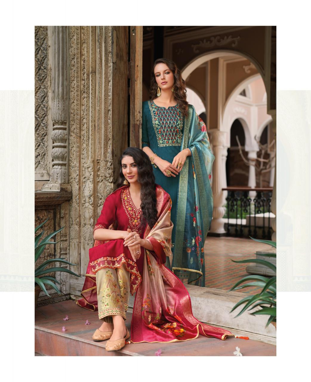 LILY & LALI Meenakari Vol 4 Kurti Aurelia India