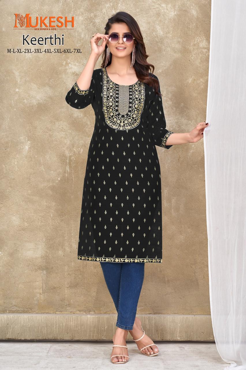 Mukesh Keerthi Buy Embroidered Kurtis Online India