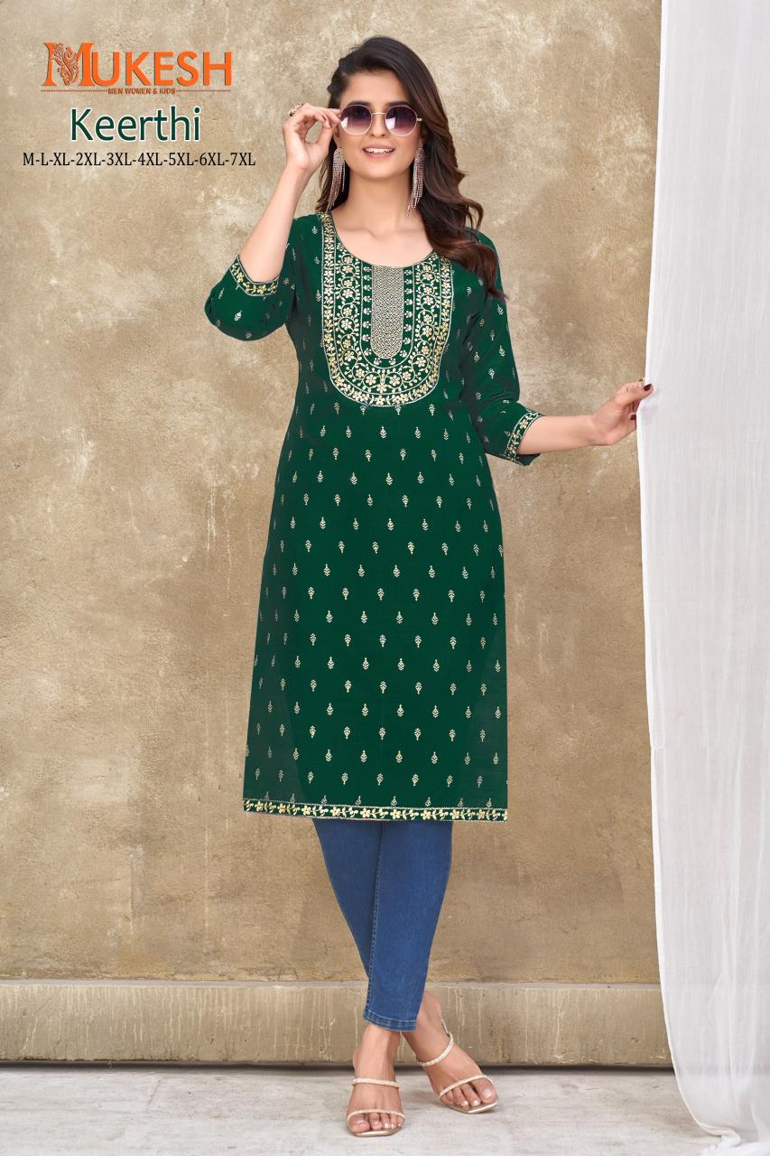 Mukesh Keerthi Buy Embroidered Kurtis Online India