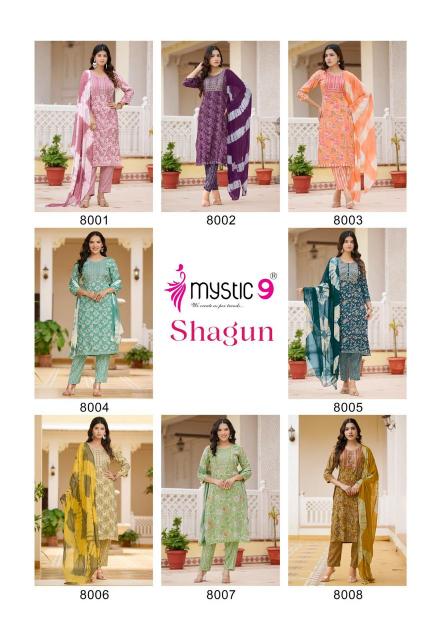 MYSTIC 9 SHAGUN Vol 8 Latest Fashion Kurtis in India