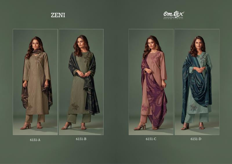 Omtex Zeni Embodry Salwar Kameez Wholesale Catalog