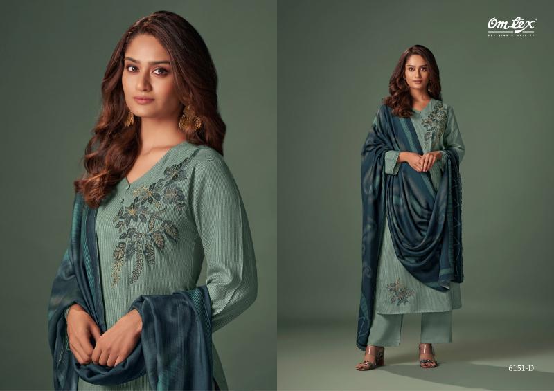 Omtex Zeni Embodry Salwar Kameez Wholesale Catalog