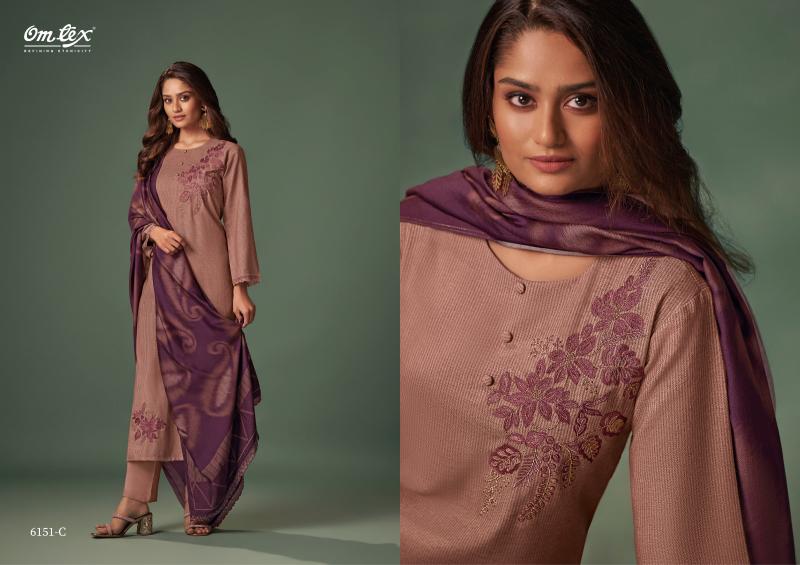 Omtex Zeni Embodry Salwar Kameez Wholesale Catalog