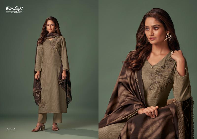 Omtex Zeni Embodry Salwar Kameez Wholesale Catalog