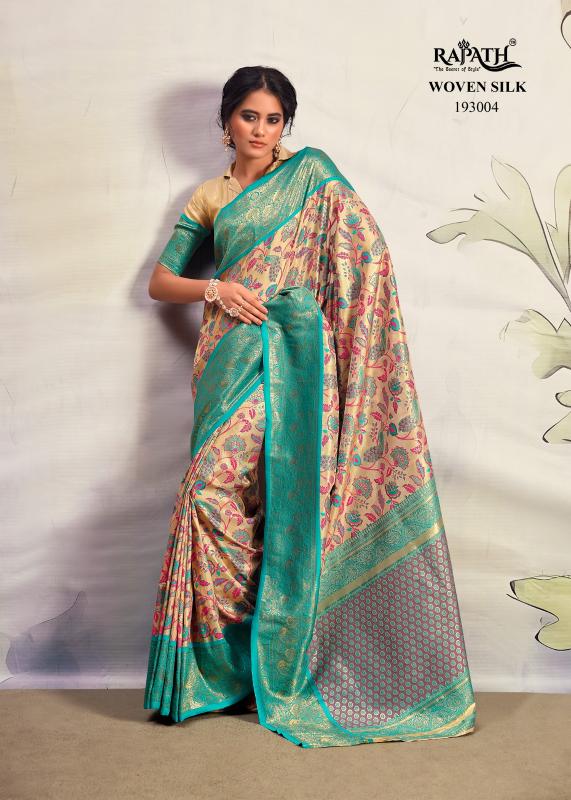 Rajpath Kaval Dharamavaram Silk Fancy Saree Wholesale Catalog