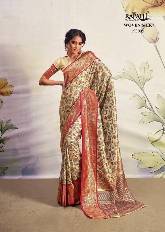 Rajpath Kaval Dharamavaram Silk Fancy Saree Wholesale Catalog