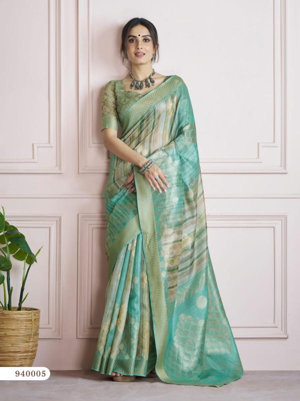 Rajpath Kingfisher Handloom Khadi Silk Digital Printed Saree from india to usa