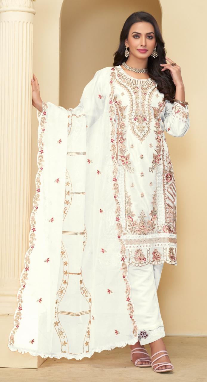 Ramsha R 1193 Nx Ready Made Pakistani Suits Wholesale Catalog