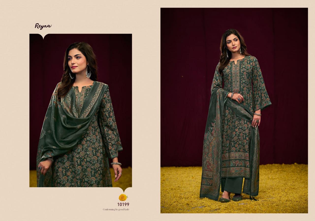 Reyna Rashi Pashmina Digital Printed Salwar Kameez Wholesale Catalog