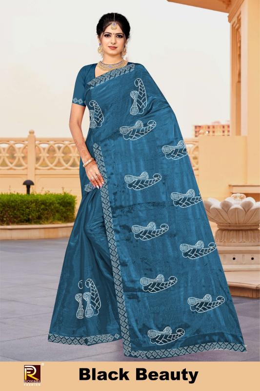 Ronisha Black beauty Surat ki Wholesale Saree ki Dukan