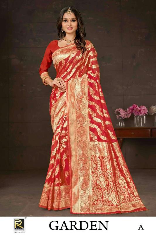 Ronisha Garden Banarasi Saree price in india