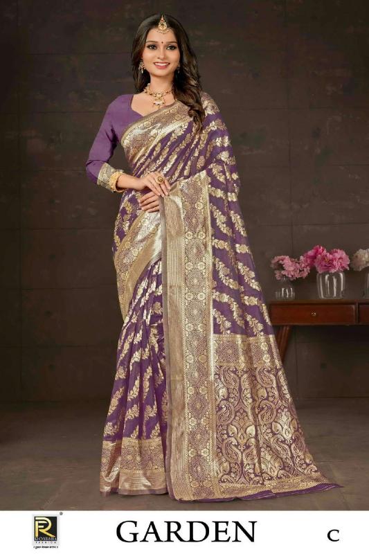 Ronisha Garden Banarasi Saree price in india