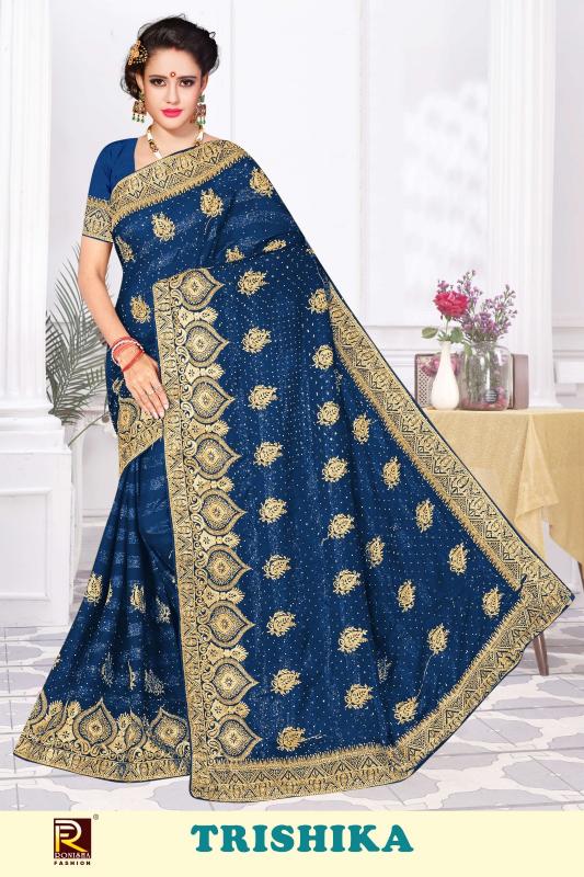 Ronisha Trishika Designers Sarees Wholesale Surat