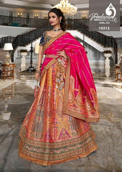 Royal Vrindavan Vol 53 Banarasi Lehenga Wholesale Catalog