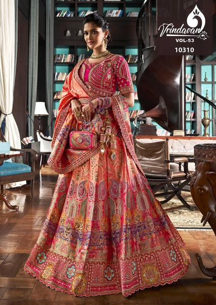 Royal Vrindavan Vol 53 Banarasi Lehenga Wholesale Catalog