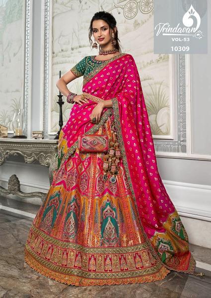 Royal Vrindavan Vol 53 Banarasi Lehenga Wholesale Catalog