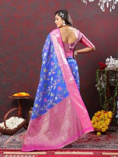 Sabella Blue 283 online shopping cotton sarees in india