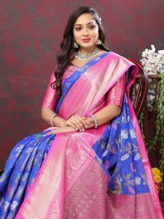 Sabella Blue 283 online shopping cotton sarees in india