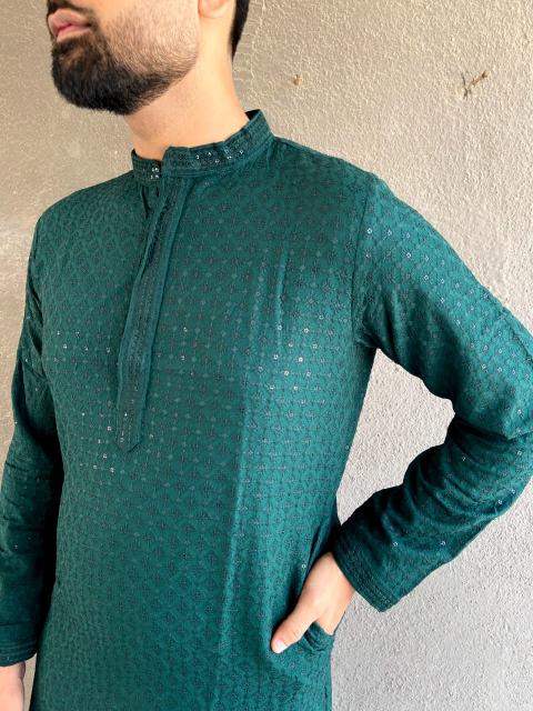 Sabella Chikan kurta Mens Wear Wholesale Catalog