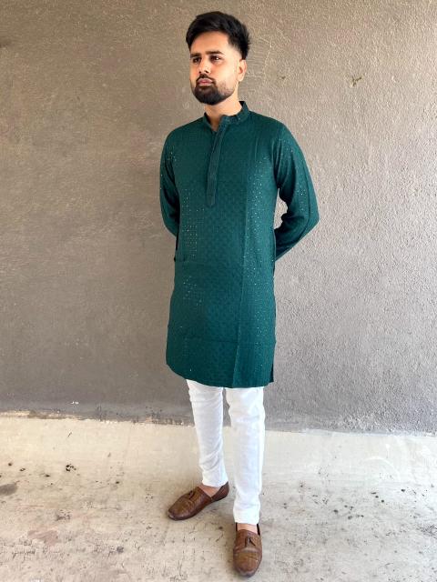 Sabella Chikan kurta Mens Wear Wholesale Catalog