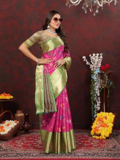 Sabella Pink 283 online wholesale cotton sarees shopping in india