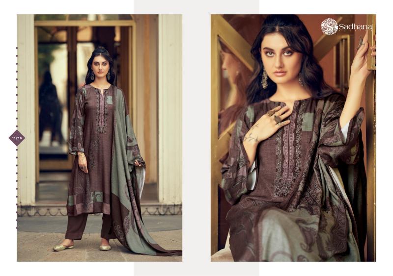 SADHANA FASHION Azara Pashmina Digital Printed Salwar Kameez Wholesale Catalog