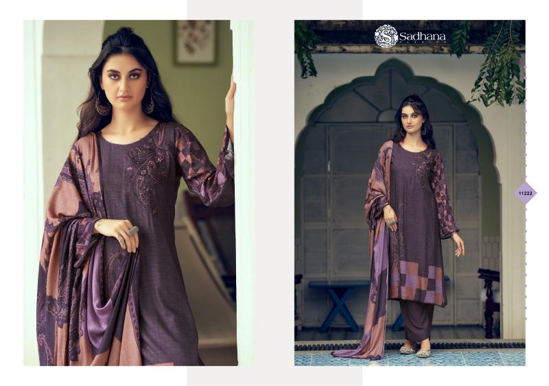 SADHANA FASHION Azara Pashmina Digital Printed Salwar Kameez Wholesale Catalog