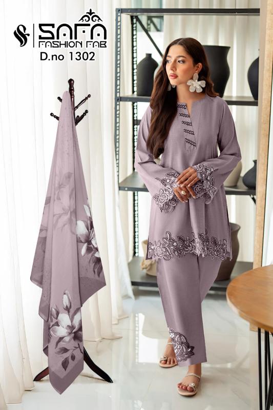 Safa Fashion Fab 1302 Ready Made Pakistani Suit Wholesale Catalog