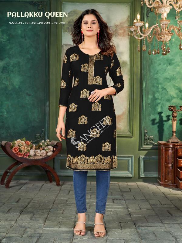 Sangeet Pallakku Queen Ladies Short Kurtis Online India