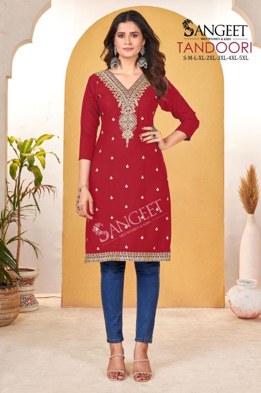 Sangeet Tandoori Buy Designer Casual Kurti Online India