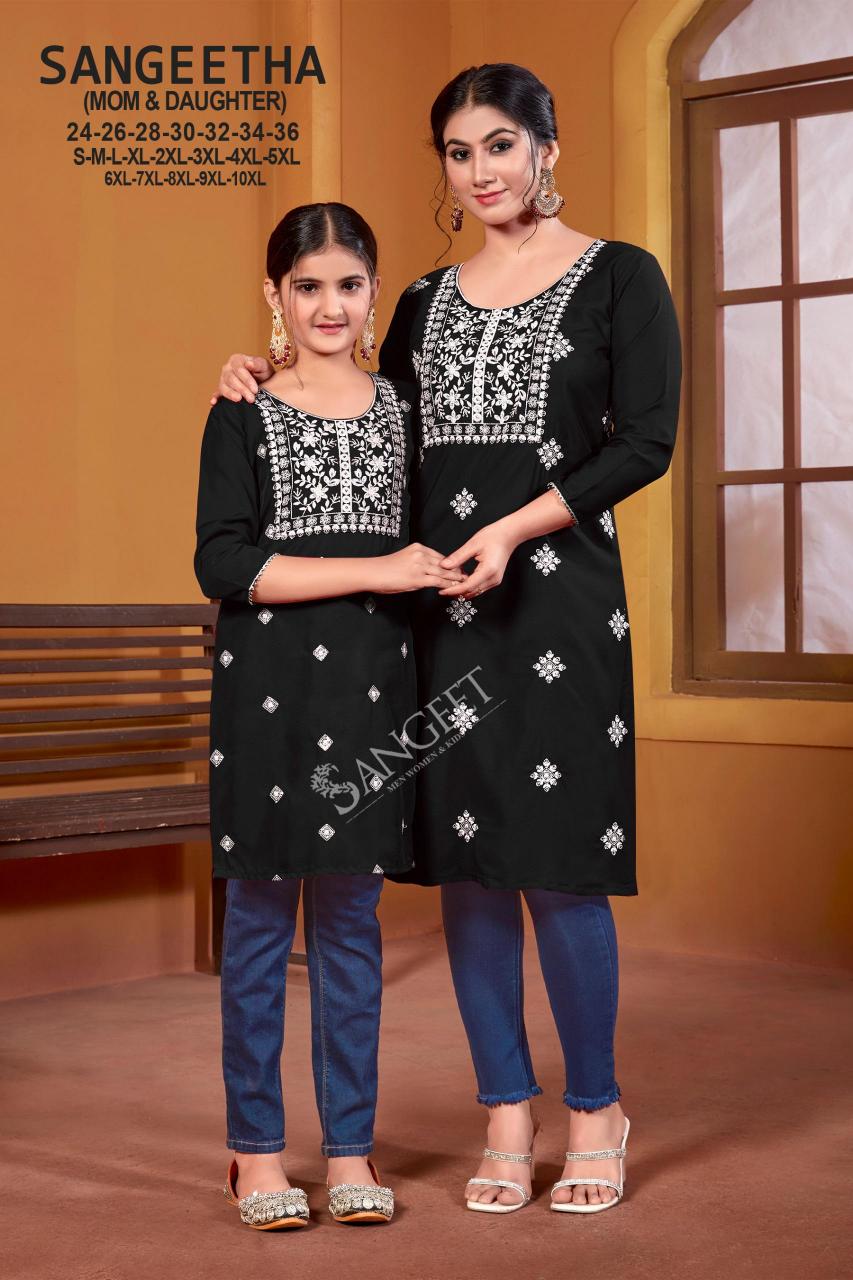 SANGEETHA MOM & DAUGHTER Kurtis Online india cheap