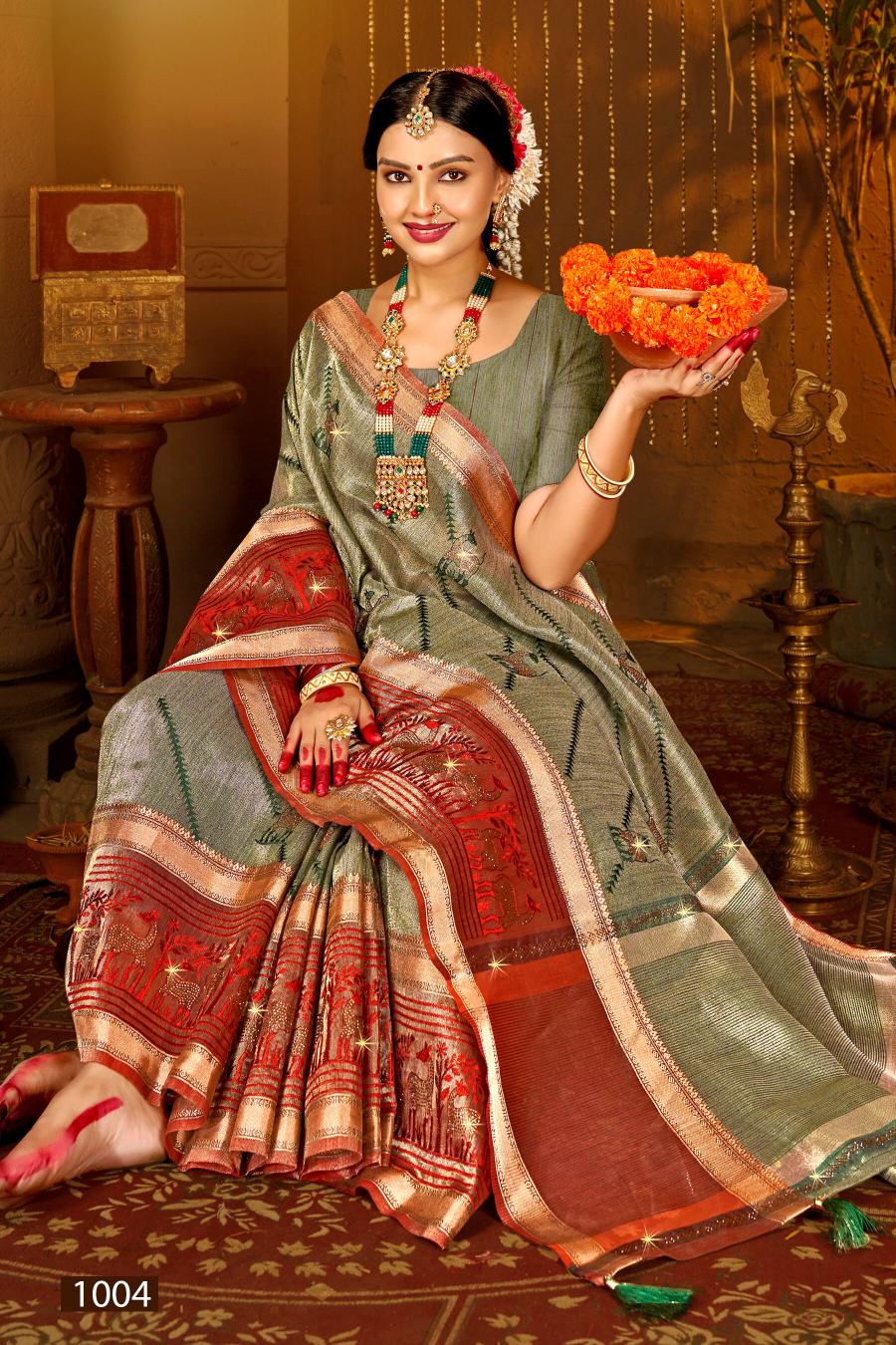 Saroj  Amaira silk vol.4 organza silk saree in surat with price wholesale