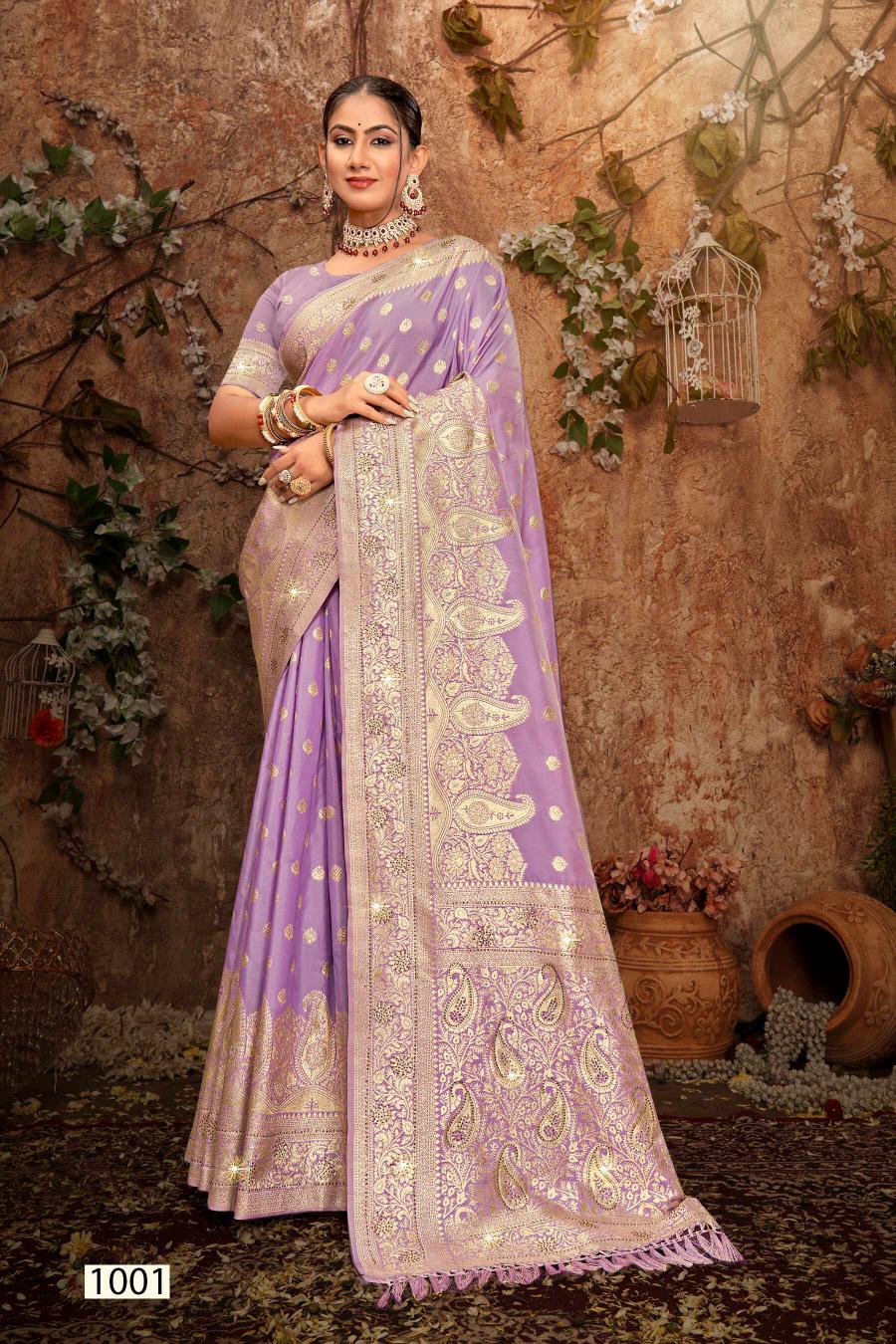 Saroj Dulhan silk swarovski vol.11 Soft silk saree in surat with price wholesale